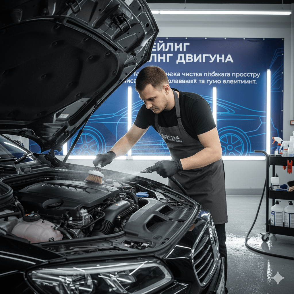 Детейлінг двигуна