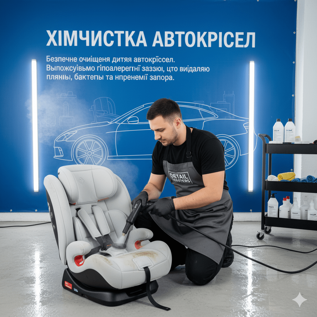 Хімчистка дитячого автокрісла