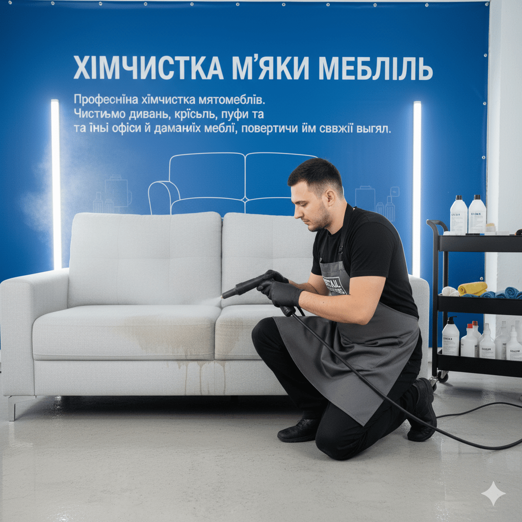 Хімчистка м'яких меблів